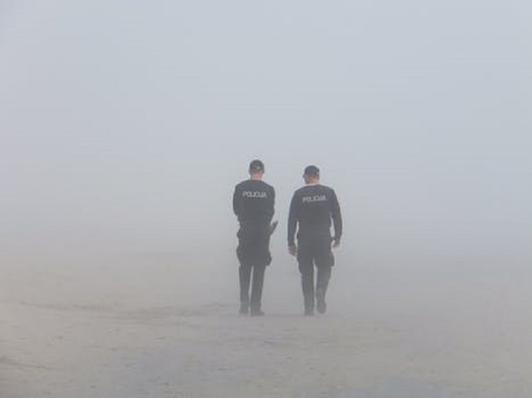 Poliser i dimma
